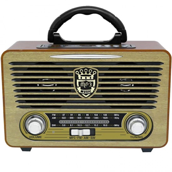 EVERTON RT-853 USB/SD/FM/BLUETOOTH DESTEKLİ NOSTALJİK RADYO