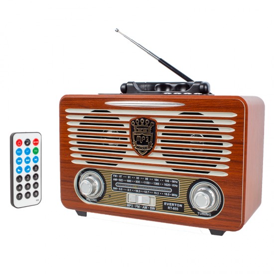 EVERTON RT-855BT USB/SD/FM/BLUETOOTH DESTEKLİ NOSTALJİK RADYO