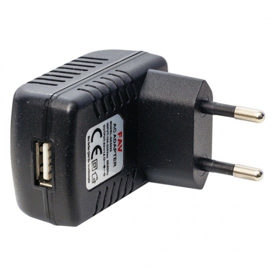 FAV GE-5022 5 VOLT 1 AMPER SİYAH USB ADAPTÖR