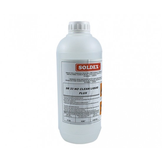 FLUX SOLDEX SR-33 TEMİZLİK G.MEYEN SIVI 1 LİTRE ( SR 3301 )