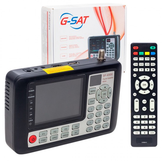 G-SAT SF-6500 3.5 TFT LCD GÖRÜNTÜLÜ KUMANDALI DİJİTAL SPECTRUM HD UYDU BULUCU (TÜRKÇE DİL DESTEĞİ YOK)