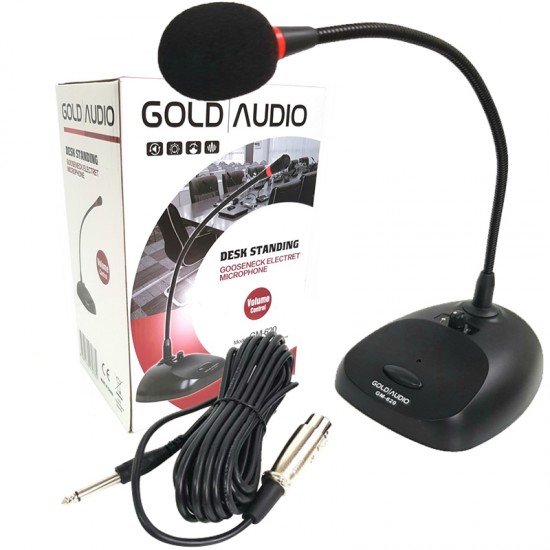 GOLD AUDIO GM-620 KÜRSÜ MİKROFONU VOLUME KONTROLLÜ