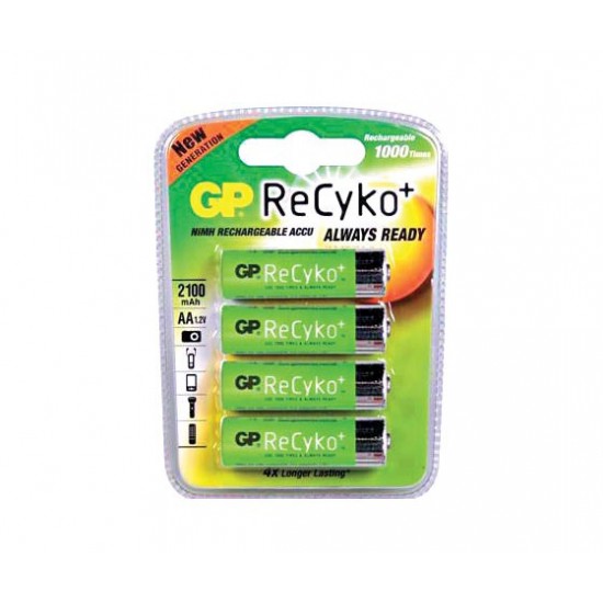 GP 2100MA RECYKO KALEM 4 LÜ BLS. PAKET