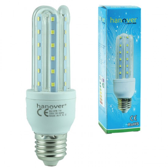 HANOVER BU-07B E27 DUY 7 WATT 6500K BEYAZ LED MISIR AMPÜL