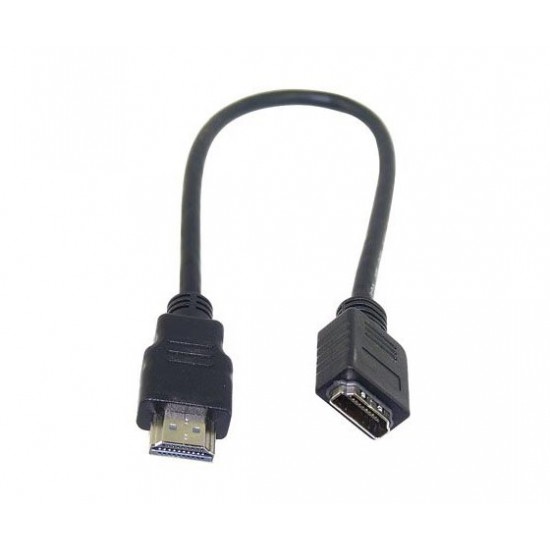 HDMI KABLO ERKEK-DİŞİ 30 CM UZATMA (MİNİ HD REC. İÇİN)