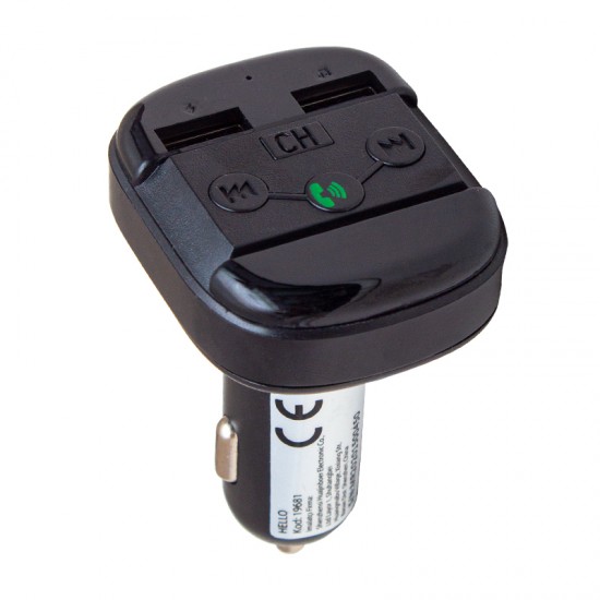 HELLO HL-19681 X12 HANDSFREE ÇİFT USB/SD/BLUETOOTH 12-24 VOLT FM TRANSMITTER