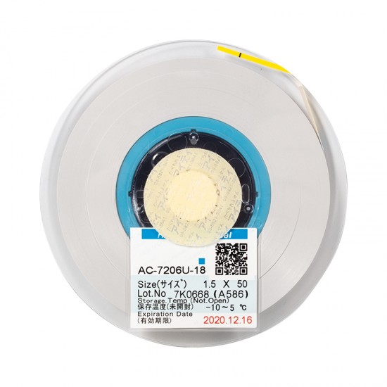 HITACHI AC-7206U-18 1.5X5 MM ACF BANT ANISOTROPIC İLETKEN FİLM (CAM İÇİN DOKUNMATİK BANT)