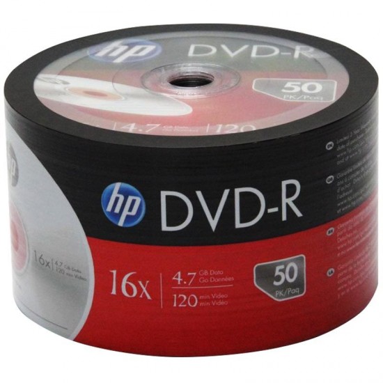 HP DME00070-3 DVD-R 4.7 GB 120 MİN 16X PAKET FİYAT