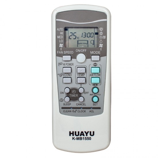 HUAYU KK K-MB1550 MITSUBISHI UNIVERSAL KLİMA KUMANDA