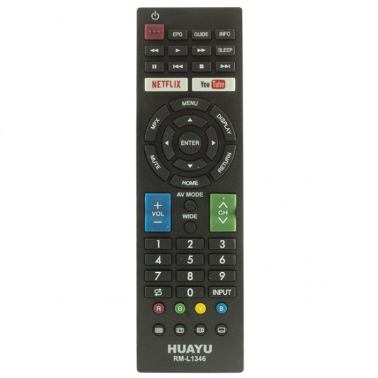 HUAYU KL RM-L1346 SHARP NETFLIX VE YOUTUBE TUŞLU LCD-LED TV KUMANDA