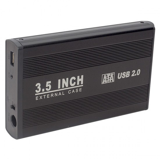 HYTECH HY-HDC30 HARİCİ 3.5 USB 2.0 SATA HARDDISK KUTUSU SİYAH