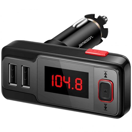 JAMESON FM-21 DUAL USB-AUX-MICRO SD-BLUETOOTH EKRANLI FM TRANSMITTER