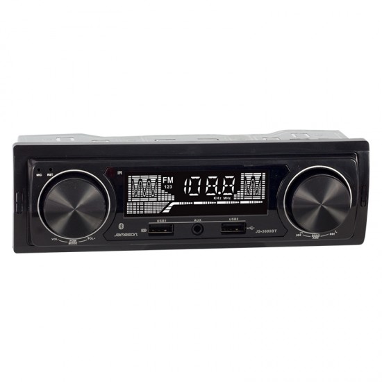 JAMESON JS-3600BT USB/SD/FM/AUX/BT MEKANİKSİZ OTO TEYP KUMANDALI 4 X 55 WATT