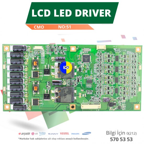 LCD LED DRİVER CMO (L460H1-4EC,L460H1-4EF-C001A) (V460H1-LS1) (NO:51)
