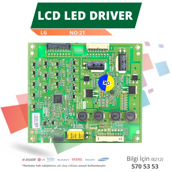 LCD LED DRİVER LG (6917L-0044A,3PDGC20002A-R REV1.0) (LC420EUD SC A1) (NO:21)