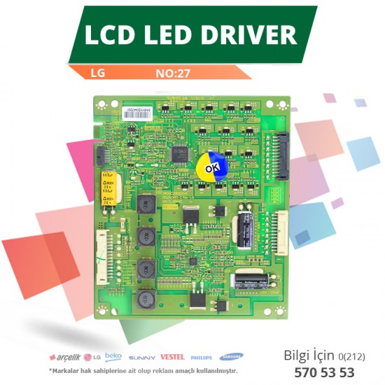 LCD LED DRİVER LG (6917L-0044C,3PDGC20002D-R) (LC420EUD SD M1) (NO:27)