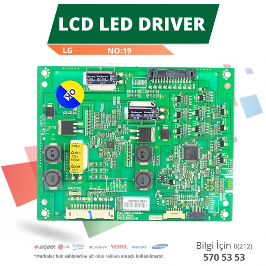 LCD LED DRİVER LG (6917L-0045A, 3PDGC20001A-R REV0.7) (LC320EUD SC A2) (NO:19)