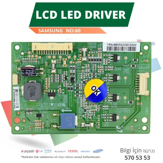 LCD LED DRİVER SAMSUNG (SSL320_0E1A REV0.1) (LTA320AN12) (NO:60)