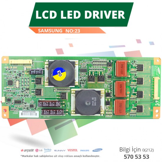 LCD LED DRİVER SAMSUNG (SSL460EL01 REV 0.2) (LTA400HF16) (NO:23)