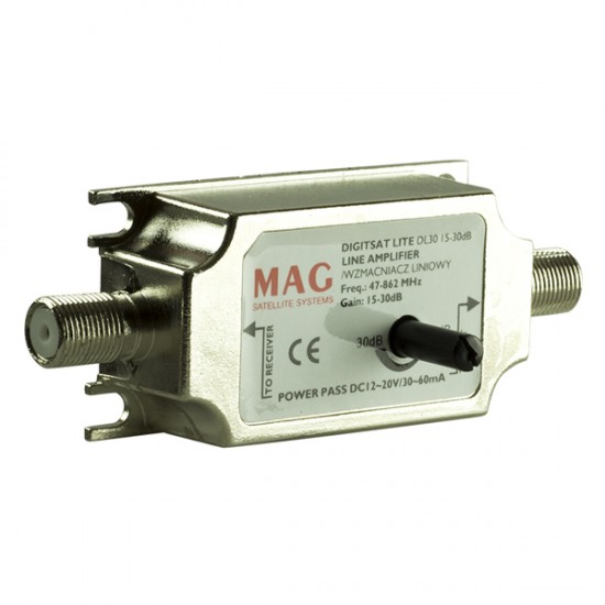 MAG AYARLI HAT KUVVETLENDİRİCİ INLINE AMPLIFIER (10-30DB)