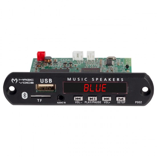 MAGICVOICE MP5 USB/SD/MMC/BLUETOOTH KUMANDALI ÇEVİRİCİ DİJİTAL VİDEO PLAYER BOARD (12V-500MA)
