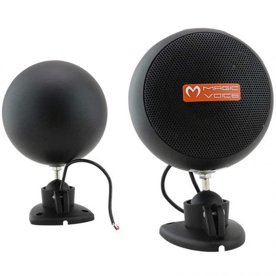 MAGICVOICE MV-13 7.5 CM 20 WATT SİYAH SÜTUN SARKIK HOPARLÖR 2Lİ TAKIM