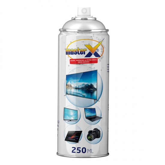 MASTERX LCD EKRAN TEMİZLEME KÖPÜĞÜ 250 ML + BEZ HEDİYELİ