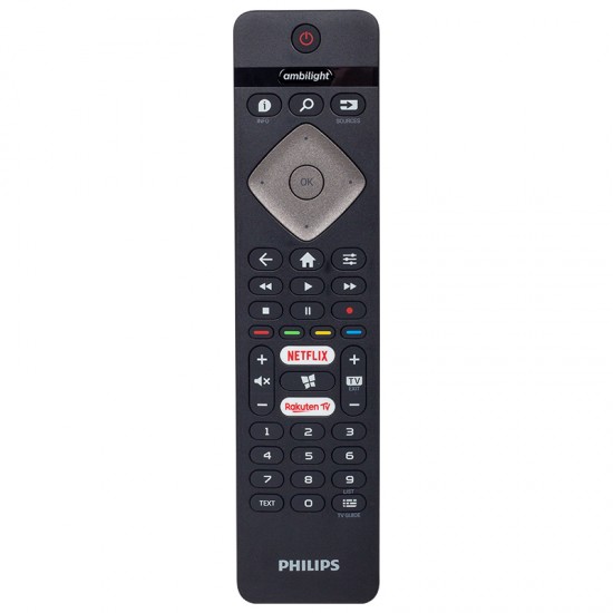 ORJİNAL PHILIPS AMBILIGHT NETFLIX-RAKUTEN TV TUŞLU 43PUS6504/62 LED TV KUMANDASI