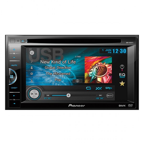 PIONEER  AVH-195DVD MEKANİKLİ OTO TEYP DOUBLE DIN