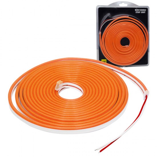 POWERMASTER NEON LED ŞERİT ORANJ 5 METRE 12 VOLT