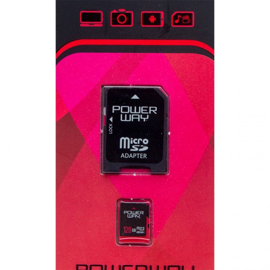 POWERWAY PWR-128 128 GB MICRO SD HAFIZA KARTI (CLASS 10)