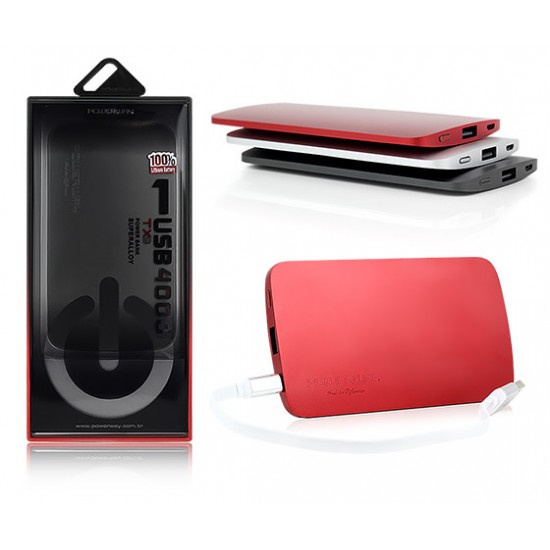 POWERWAY TX9 4000 MAH SUPERALLOY POWERBANK