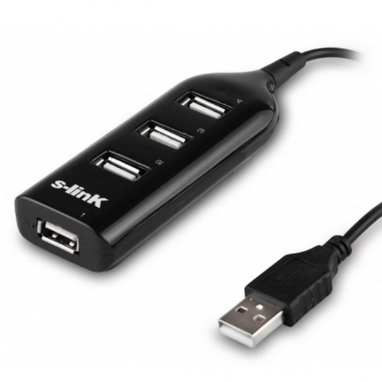 S-LINK SL-490 4 PORT USB HUB 2.0