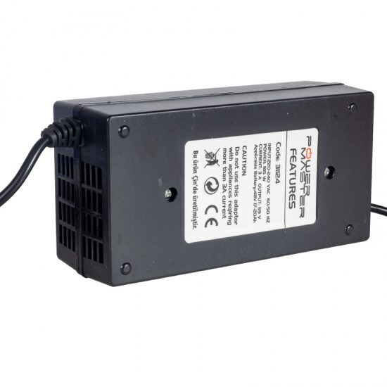 S-LINK SL-AKB48 48 VOLT - 20 AMPER ELEKTRİKLİ BİSİKLET ŞARJ CİHAZI