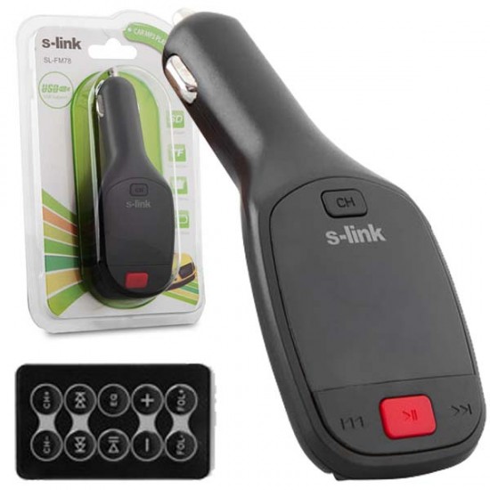 S-LINK SL-FM78 FM TRANSMİTTER (USB+SD)