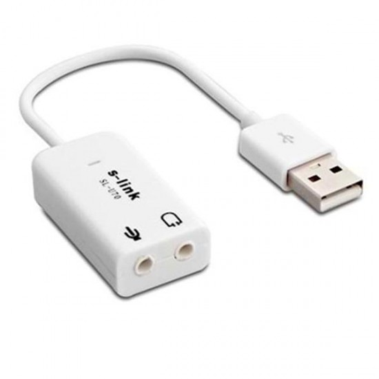 S-LINK SL-U70 7.1 USB 2.0 KABLOLU SES KARTI ADAPTÖRÜ