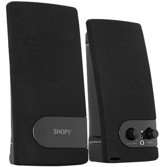 SNOPY SN-904 2.0 220 VOLT 1+1 SİYAH PC HOPARLÖR