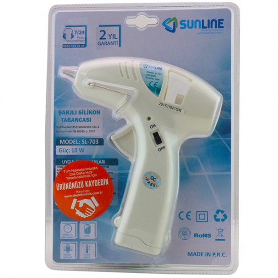 SUNLINE SL-703 10 W ŞARJLI PİLLİ SİLİKON TABANCASI