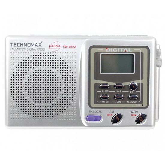 TECHNOMAX TM-6602 RADYO-DIGITAL KILIFLI