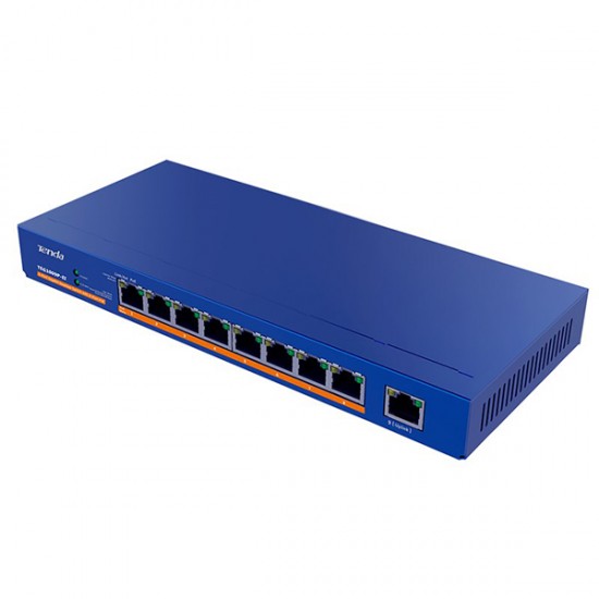 TENDA TEG1009P-EI 9 PORT 10/100/1000 8 PORT POE GIGABIT SWITCH