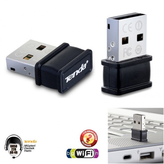 TENDA W311MI WIFI-N 150 MBPS PICO NANO MINI USB ADAPTÖR