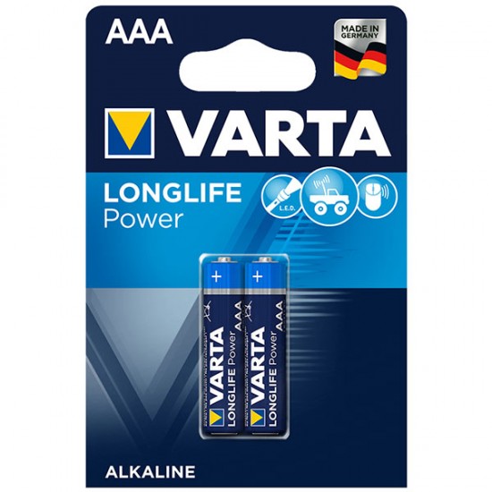 VARTA LONGLIFE POWER ALKALİN AAA İNCE KALEM PİL 2Lİ PAKET FİYAT