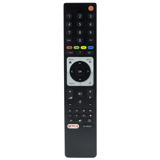 WEKO KL ARÇELİK-BEKO RC 3304805/01B RM-L271B NETFLIX TUŞLU LCD-LED TV KUMANDA (TS5187R-A1)