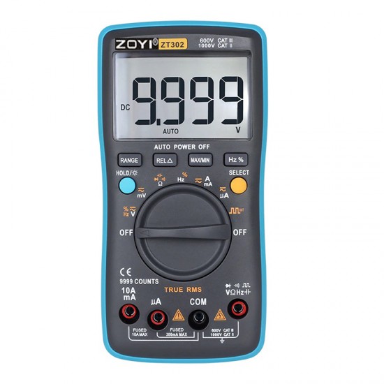 ZOYI ZT-302 TRUE RMS DİJİTAL ÖLÇÜ ALETİ