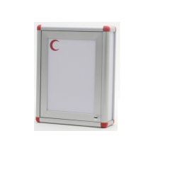 Tek Kapılı Kırmızı Köşeli Ecza Dolabi 