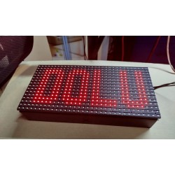 Otopark boş dolu led panosu16x32 CM Metal Kasa