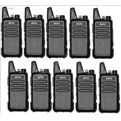 10 adet Telsiz Cafe Restaurant İnşaat Telsiz Paketi