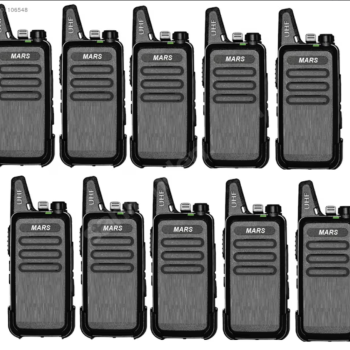 10 adet Telsiz Cafe Restaurant İnşaat Telsiz Paketi