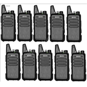 10 adet Telsiz Cafe Restaurant İnşaat Telsiz Paketi