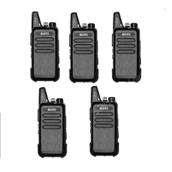 5 Adet Telsiz Cafe Restaurant İnşaat Telsiz Paketi